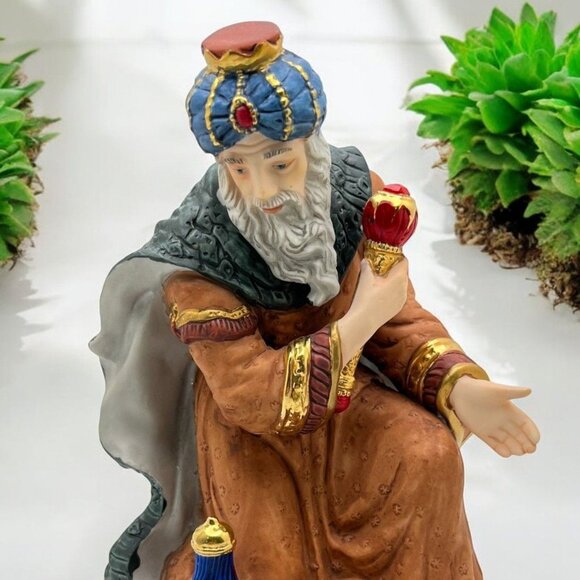 Kirkland Christmas Nativity Wise Man Kneeling King Vintage Replacement #75177 - Picture 1 of 8
